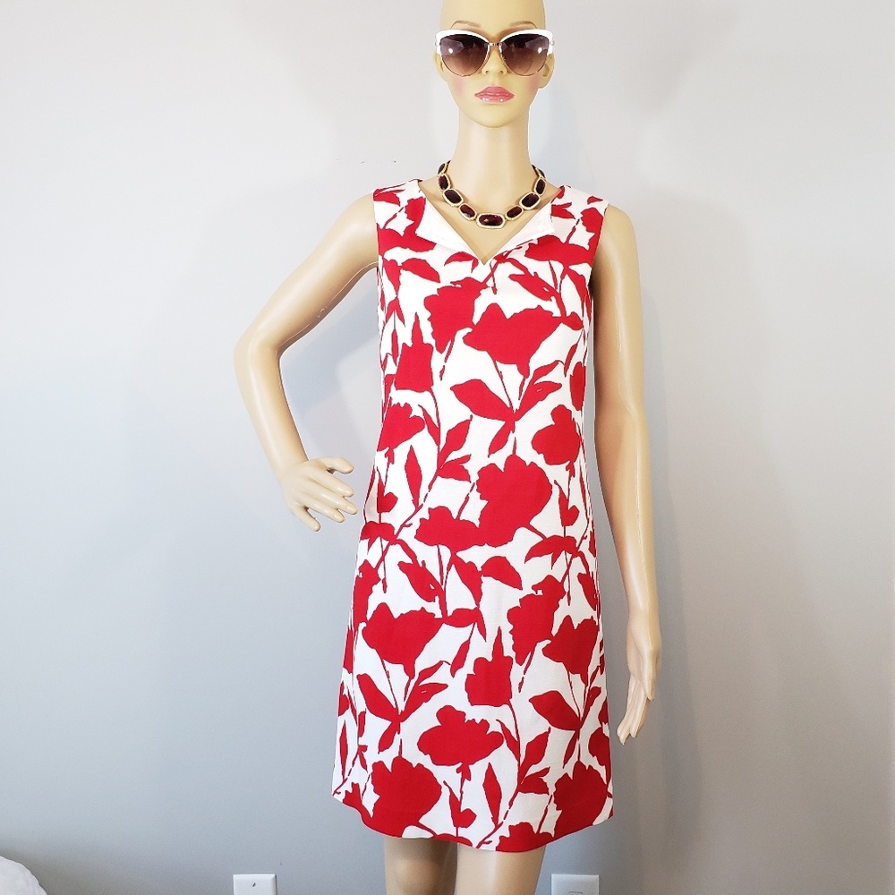 NEW AG PHILLIPS  Sleeveless Shift Floral D…